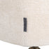 Alia White Chenille Swivel Chair